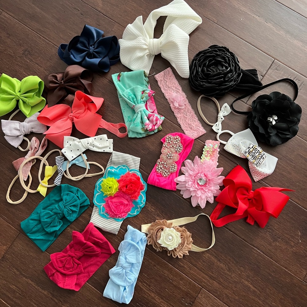Baby headband bows